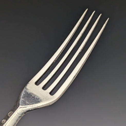 1830 年英國古董純銀手柄叉子 3 件套 John Rodgers & Sons